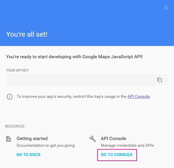 Google-Maps-API-Key-Go-to-Console